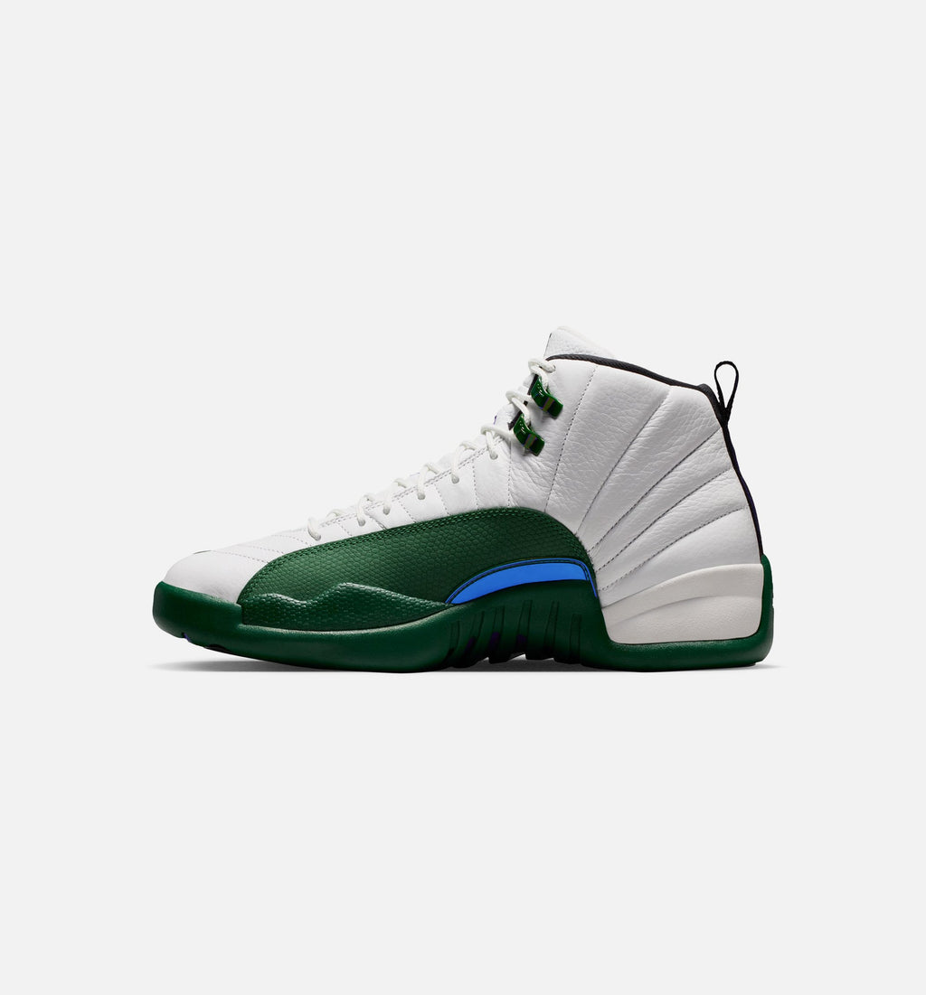 Air Jordan 12 Retro Idols Become Rivals Mens Lifestyle Shoe - Summit WhiteGorge GreenFierce Purple Free Shipping