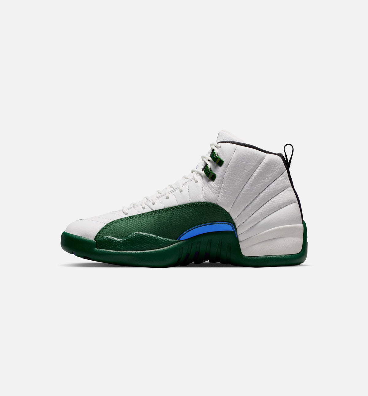 Air Jordan 12 Retro Idols Become Rivals Mens Lifestyle Shoe - Summit WhiteGorge GreenFierce Purple Free Shipping