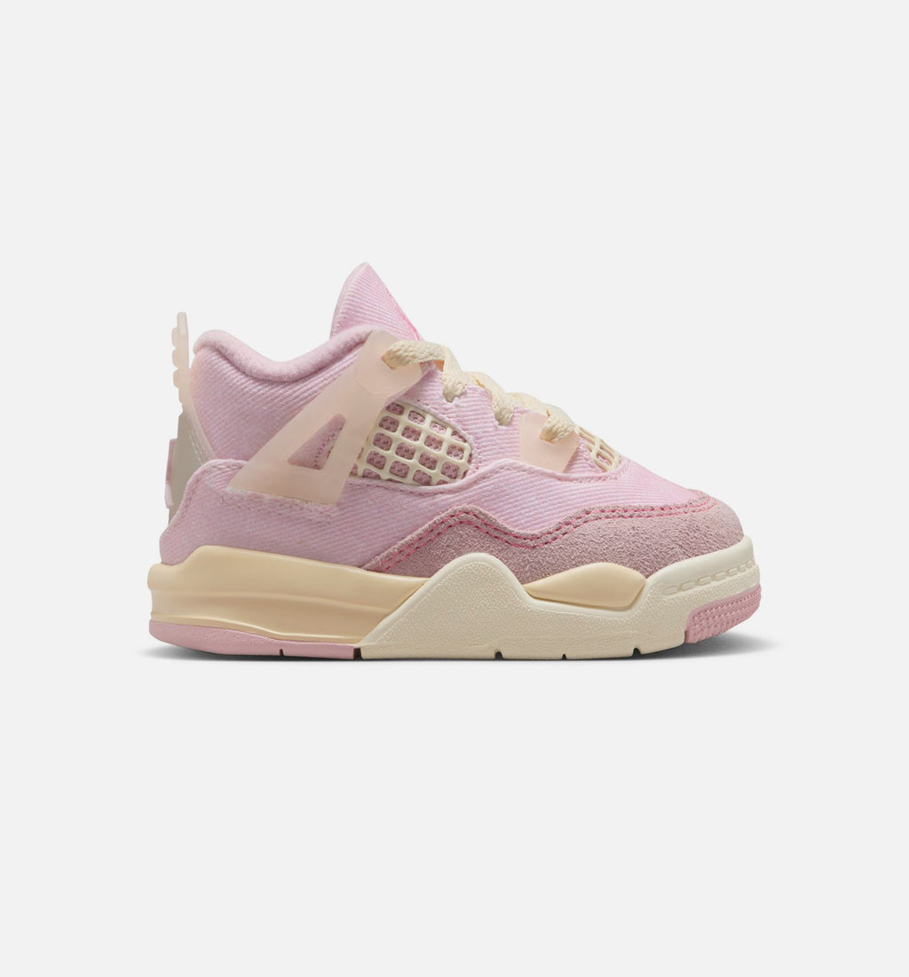 Air Jordan 4 Retro "Pink Pearl and Iced Carmine" Infant/Toddler Lifestyle Shoes – Iced Carmine/Coconut Milk/Anthracite/Muslin/Pinksicle