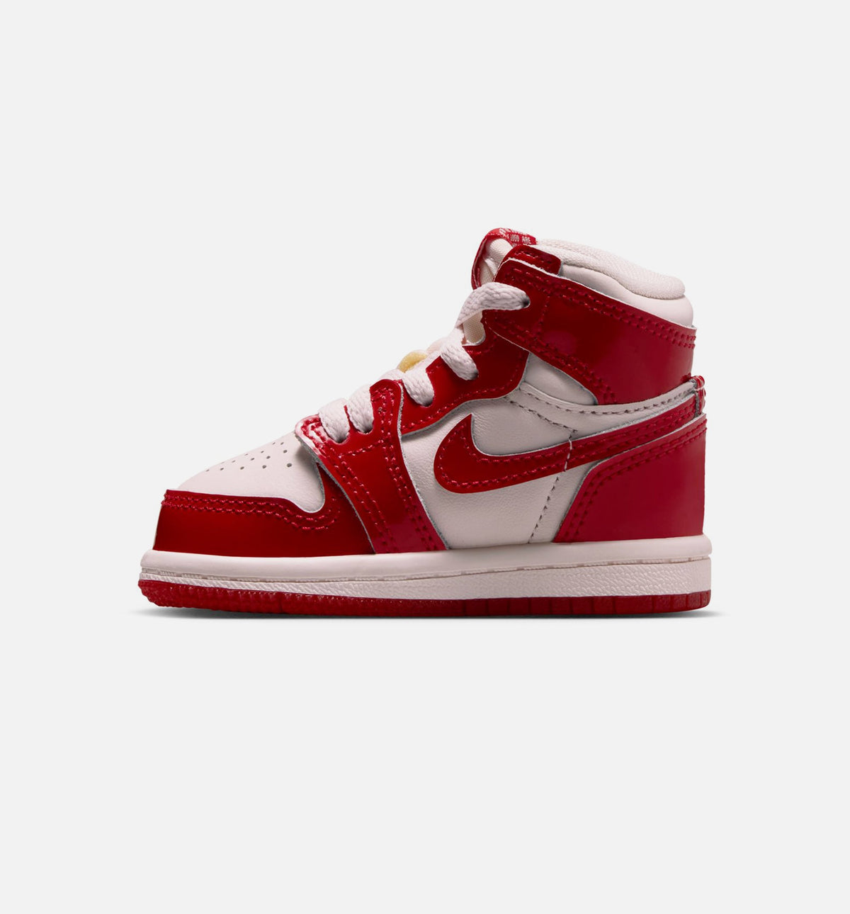 Air Jordan 1 Retro High OG "Nails and Grails" Infant/Toddler Lifestyle Shoes – University Red/Metallic Silver