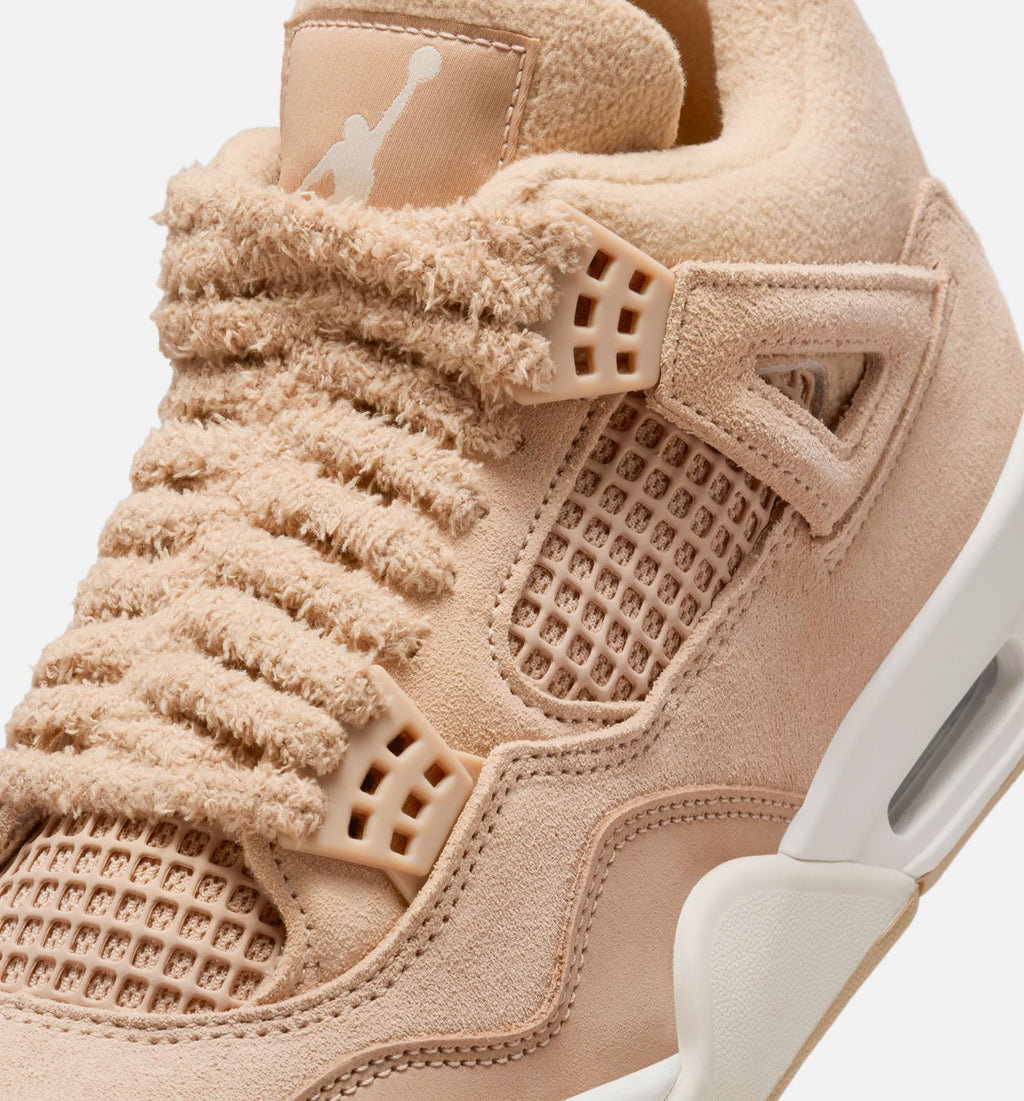 Air Jordan 4 Retro "Cozy Girl" Women's Lifestyle Shoes – Hemp/Light Orewood Brown