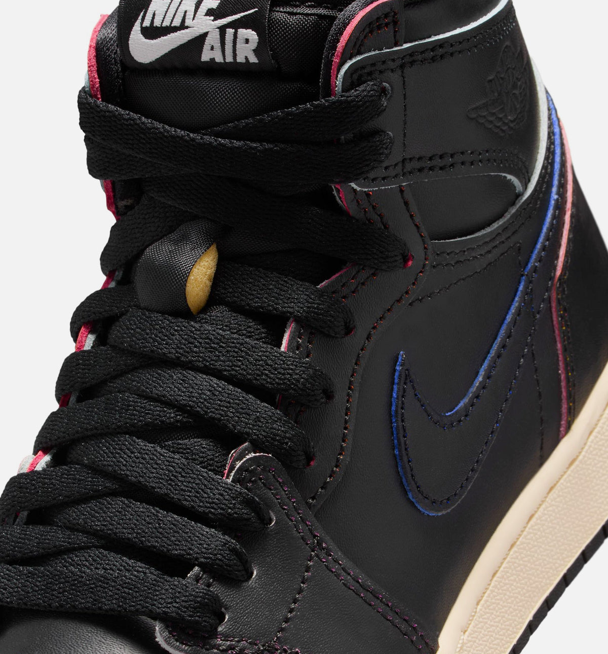 Air Jordan 1 Retro High OG "Black and Muslin" Grade School Lifestyle Shoes – Black/Muslin