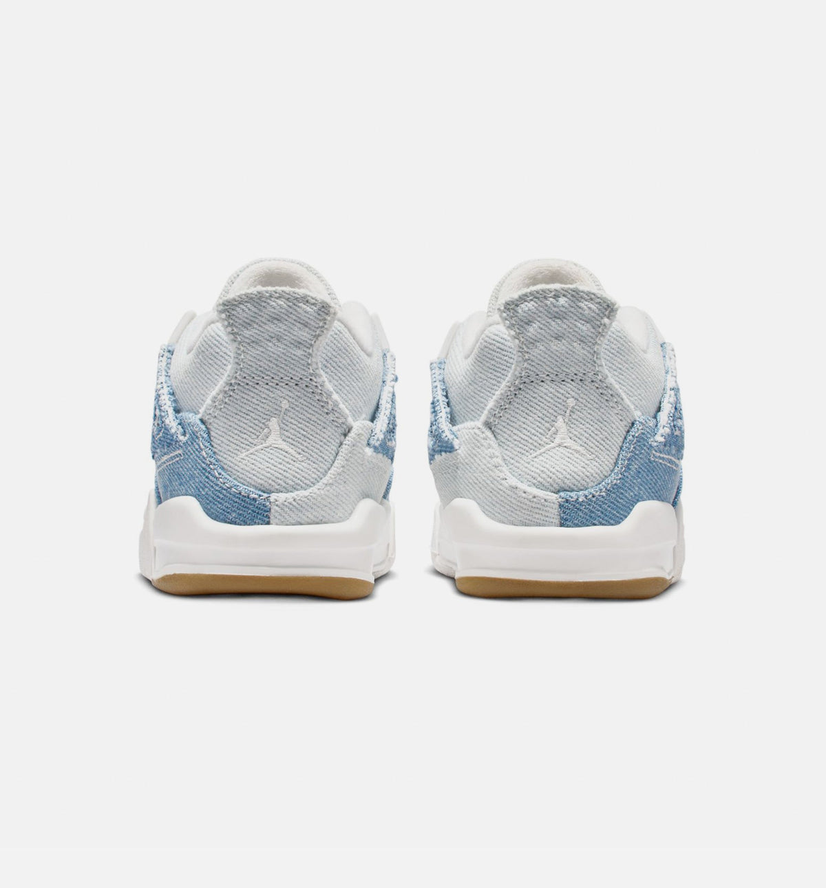 Air Jordan 4 Retro "Worn Blue" Infant/Toddler Lifestyle Shoes – Sail/Worn Blue/Metallic Gold
