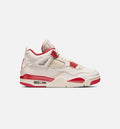Air Jordan 4 Retro "Valentine's Day" Women's Lifestyle Shoes – Pale Ivory/Sierra Red/Tough Red