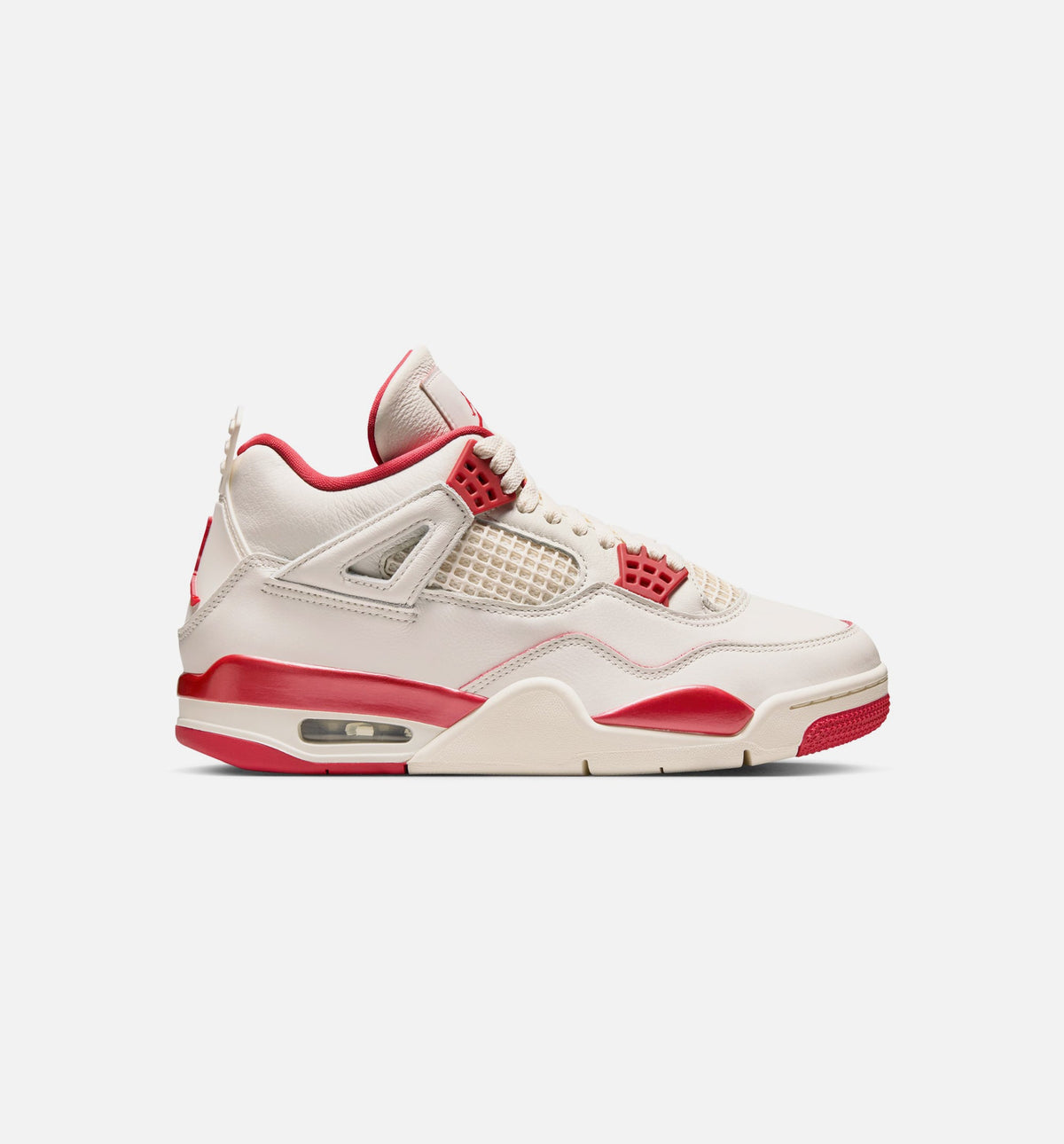 Air Jordan 4 Retro "Valentine's Day" Women's Lifestyle Shoes – Pale Ivory/Sierra Red/Tough Red