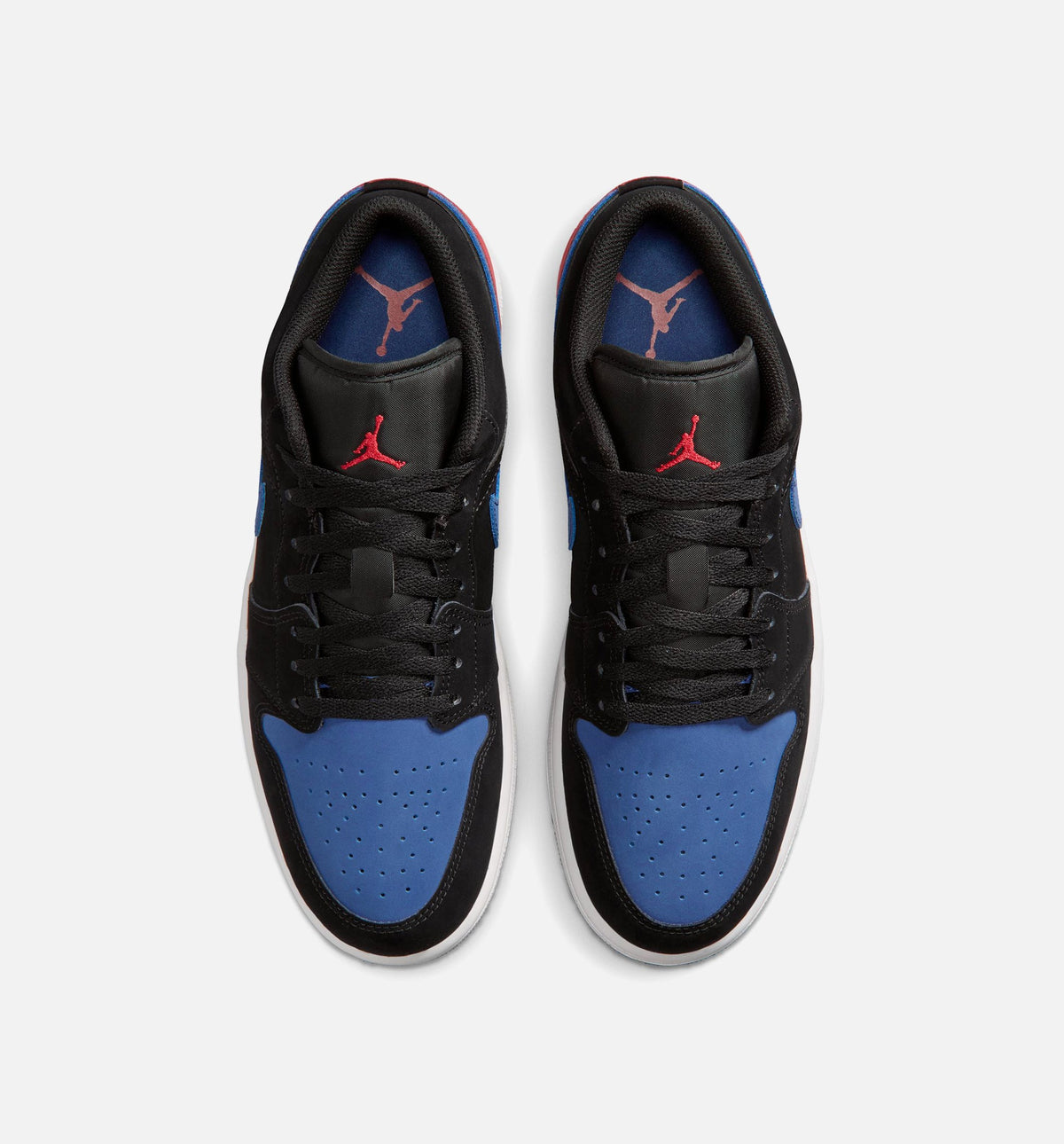 Air Jordan 1 Low Men's Lifestyle Shoes – Black/Summit White/True Blue/Varsity Red