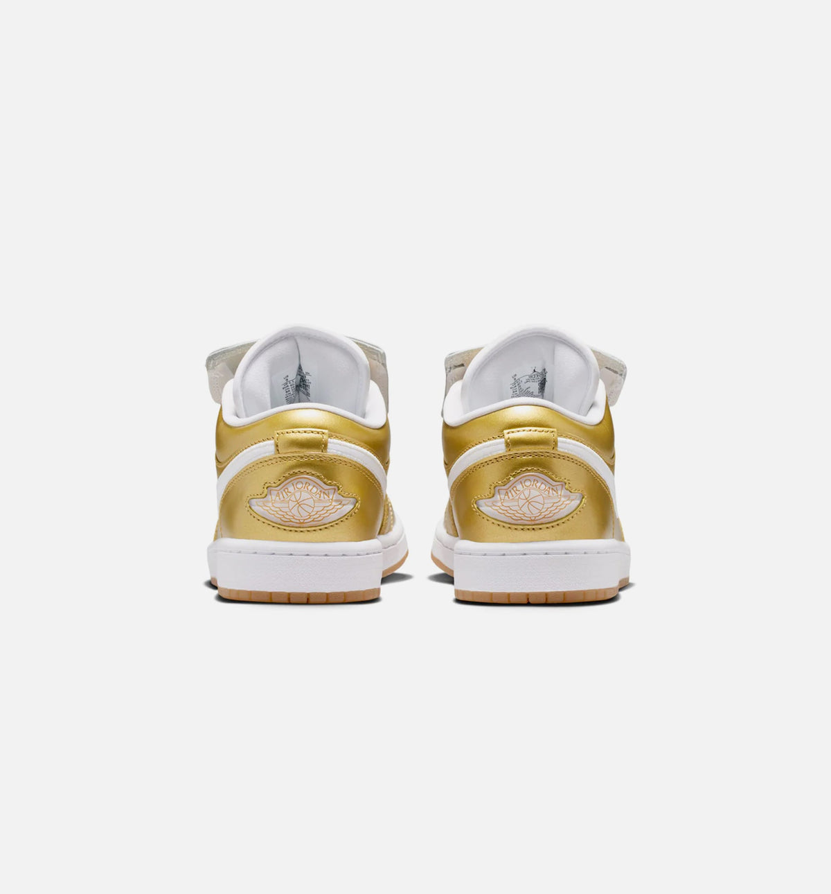 Air Jordan 1 Low Gold Women's Lifestyle Shoes – Gold/White/Gum Yellow