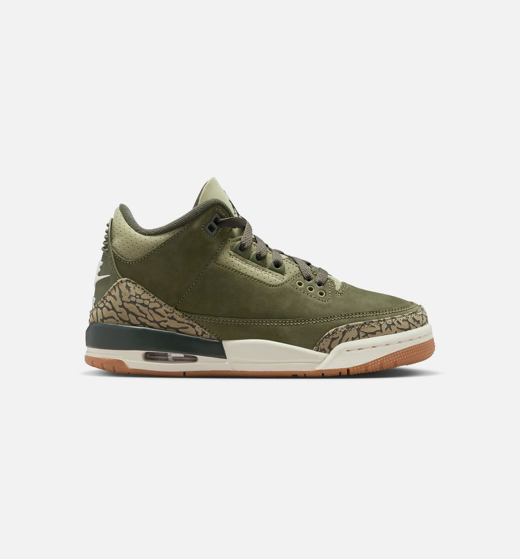 Air Jordan 3 Retro "Medium Olive" Grade School Lifestyle Shoes – Medium Olive/Sequoia/Neutral Olive/Sail