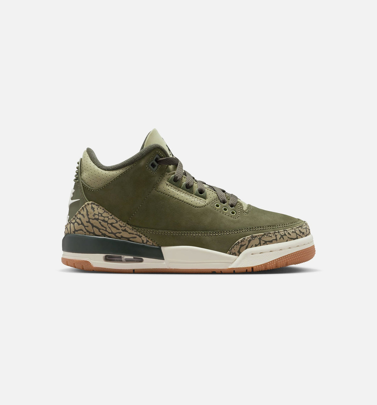Air Jordan 3 Retro "Medium Olive" Grade School Lifestyle Shoes – Medium Olive/Sequoia/Neutral Olive/Sail