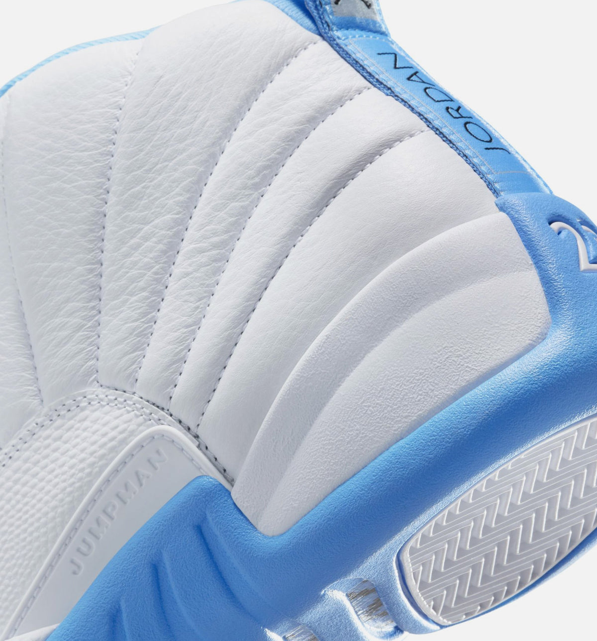 Air Jordan 12 Retro University Blue Men's Lifestyle Shoes – White/University Blue/Metallic Silver