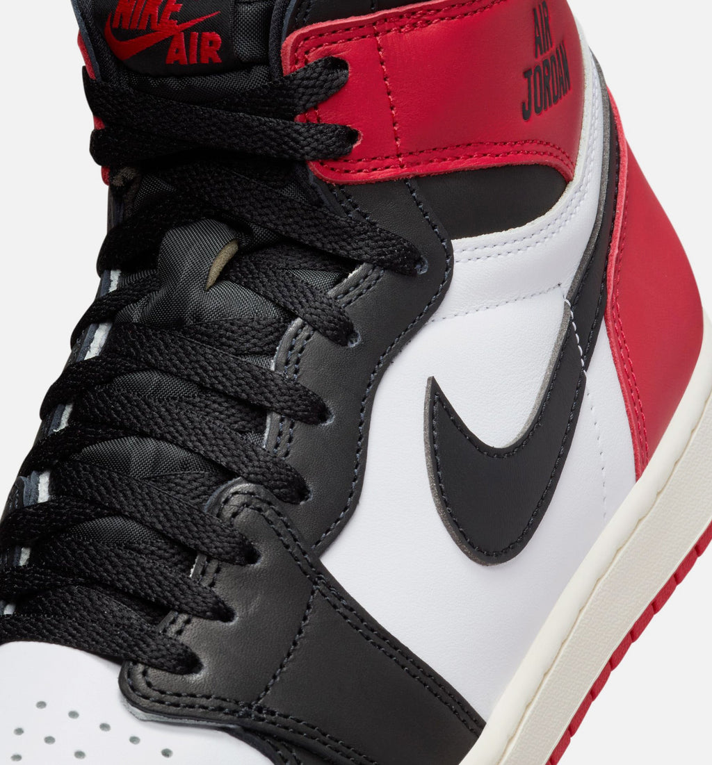 Air Jordan 1 Retro High OG "Black Toe" Men's Lifestyle Shoes – White/Black/Varsity Red/Sail
