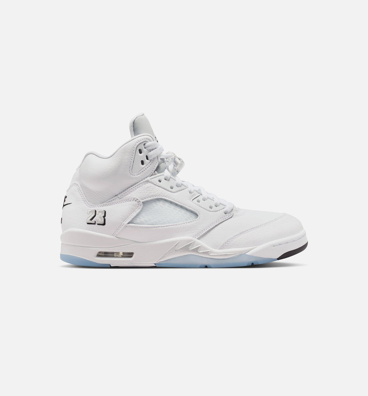 Air Jordan 5 Retro OG Men's Lifestyle Shoes / White / Metallic Silver / Black