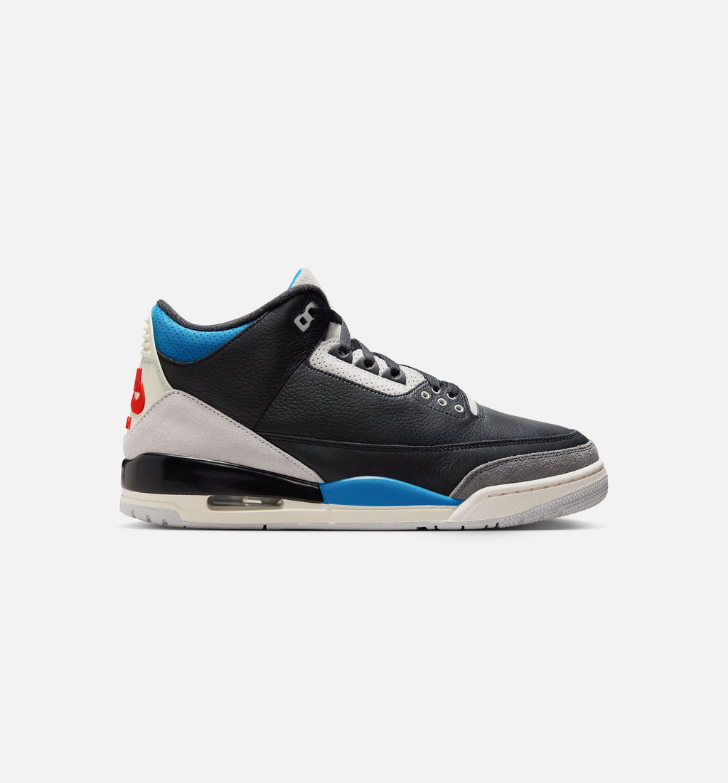 Air Jordan 3 Retro OG "Rare Air" Men's Lifestyle Shoes – Black/Chile Red/Neutral Grey