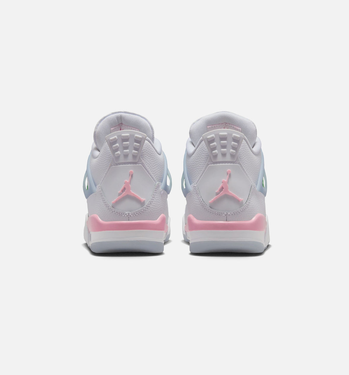 Air Jordan 4 Retro "Medium Soft Pink" Grade School Lifestyle Shoes – White/Medium Soft Pink/Half Blue