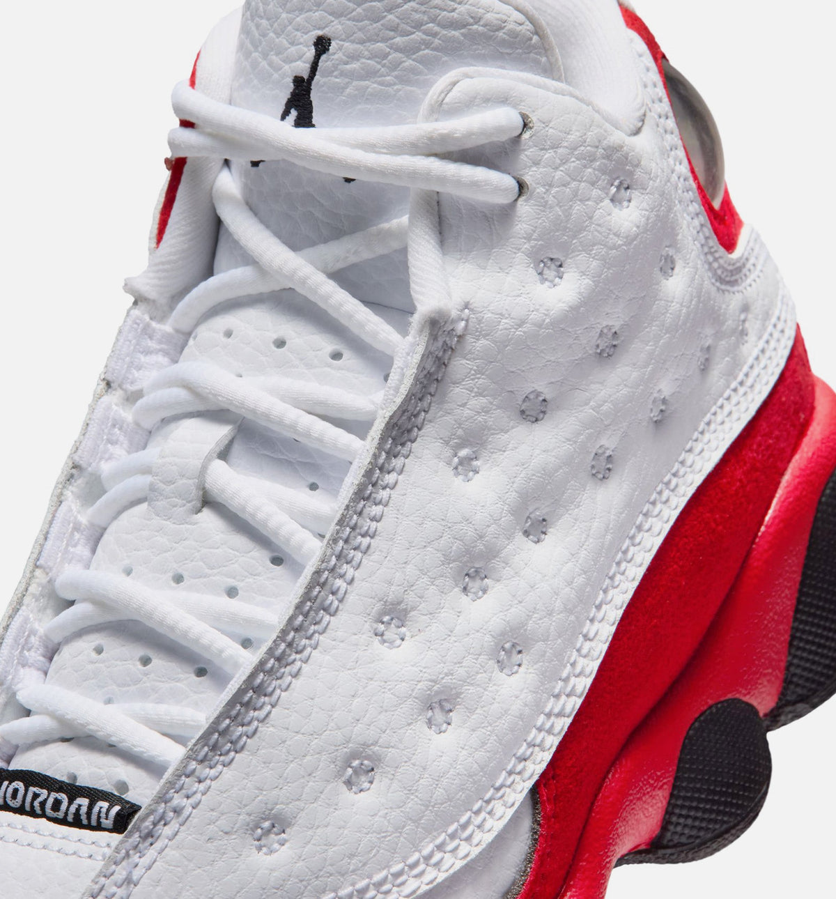 Air Jordan 13 Retro White and University Red Preschool Lifestyle Shoes – White/Black/True Red