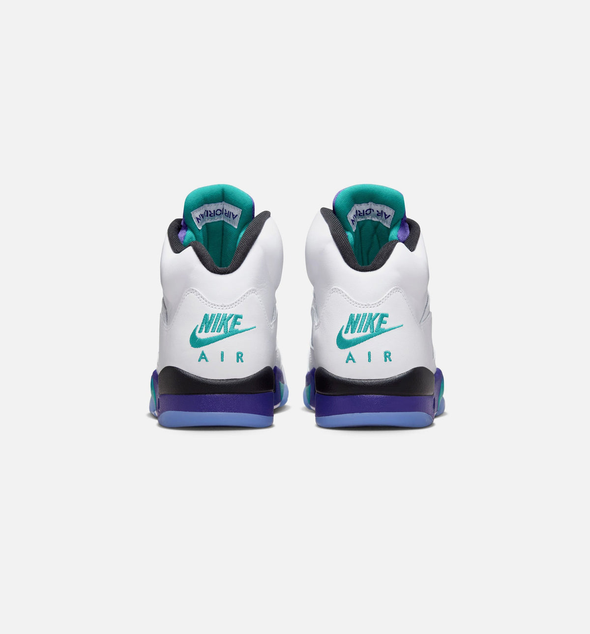 Air Jordan 5 Retro "Grape" Men's Lifestyle Shoes – White/New Emerald/Grape Ice/Black