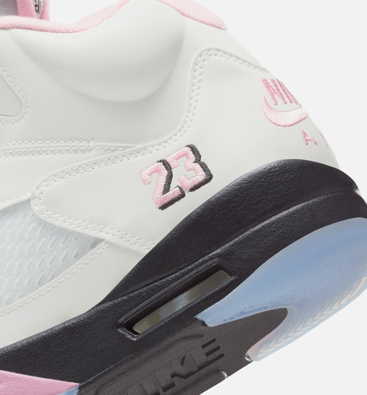 Air Jordan 5 Retro "Medium Soft Pink" Men's Lifestyle Shoes – White/Soft Pink/Black
