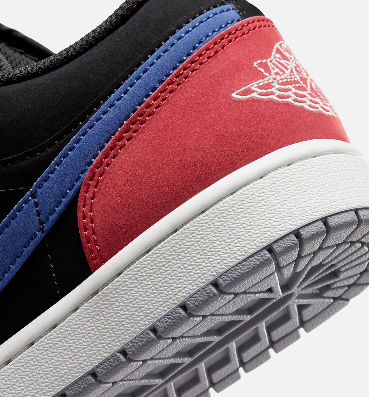 Air Jordan 1 Low Men's Lifestyle Shoes – Black/Summit White/True Blue/Varsity Red