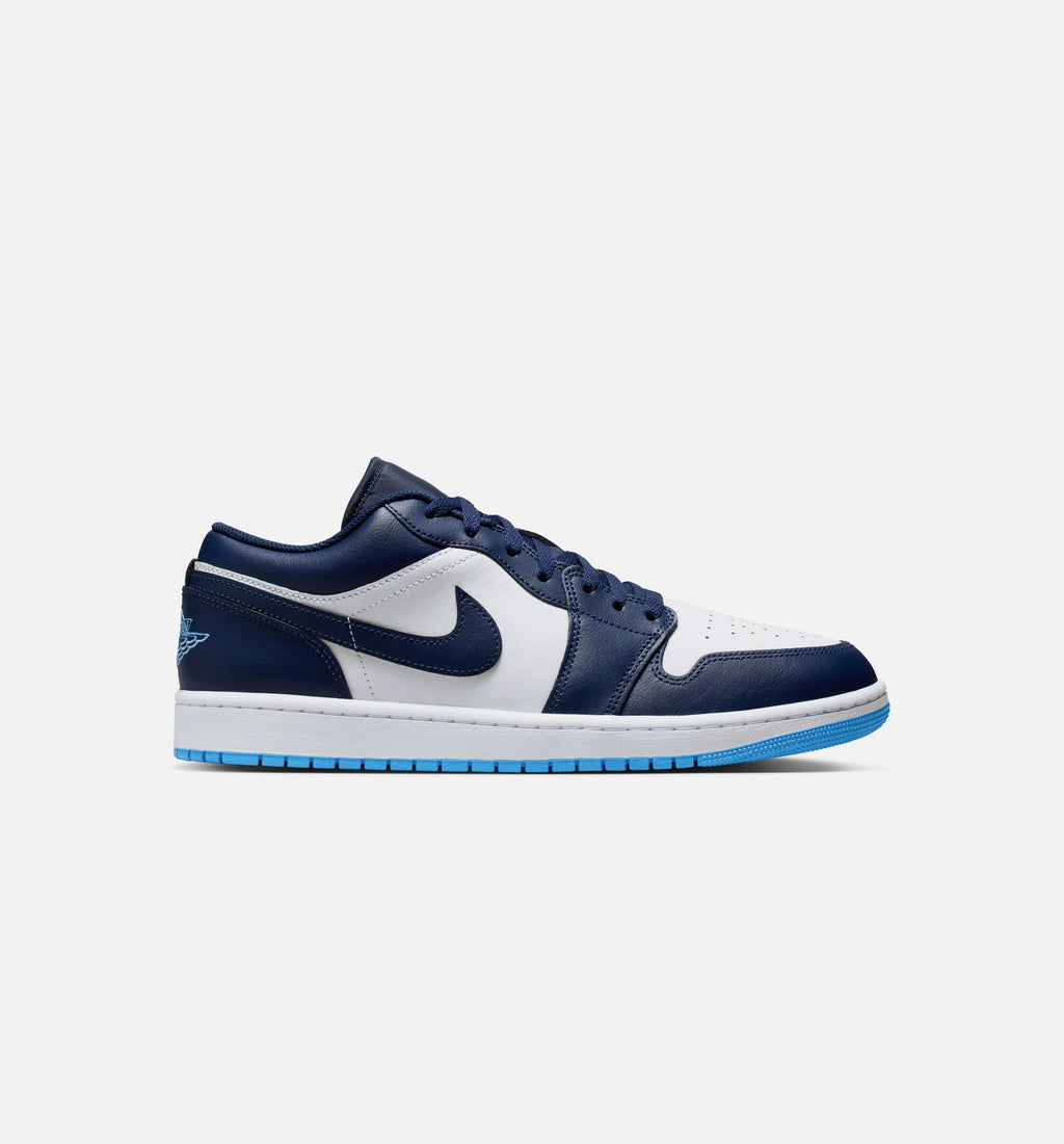 Air Jordan 1 Low Men's Lifestyle Shoes – Midnight Navy/University Blue/White