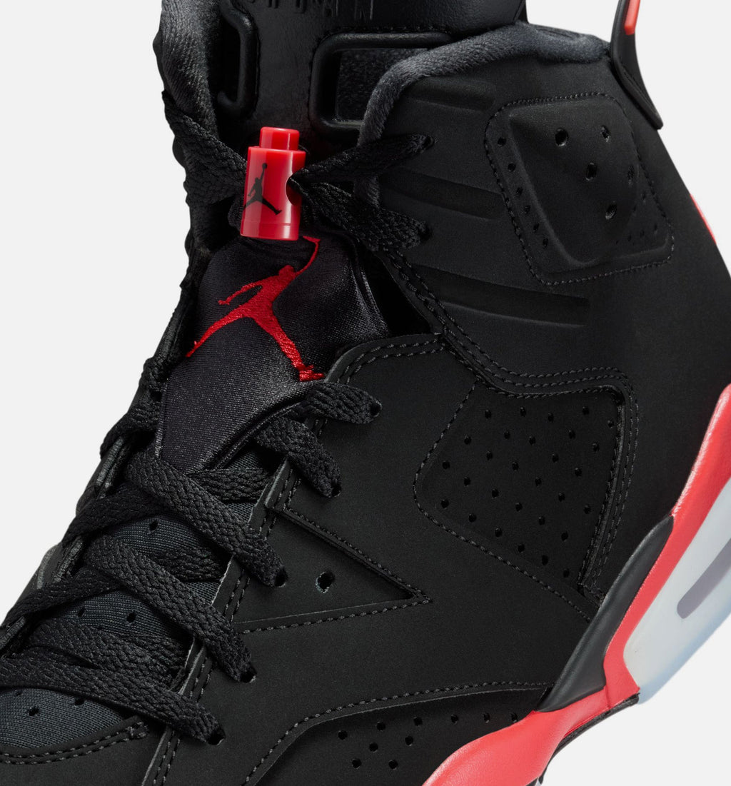 Air Jordan 6 Retro Infrared Men's Lifestyle Shoes / Black / Light Crimson