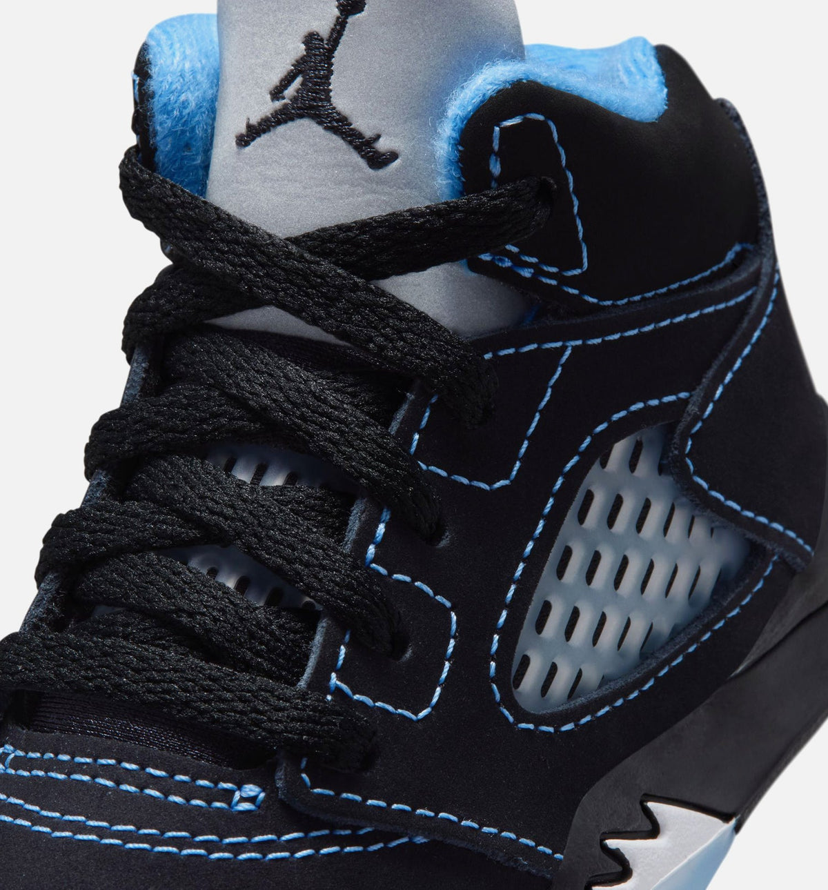 Air Jordan 5 Retro "Black Carolina" Infant/Toddler Lifestyle Shoes – Black/University Blue/White
