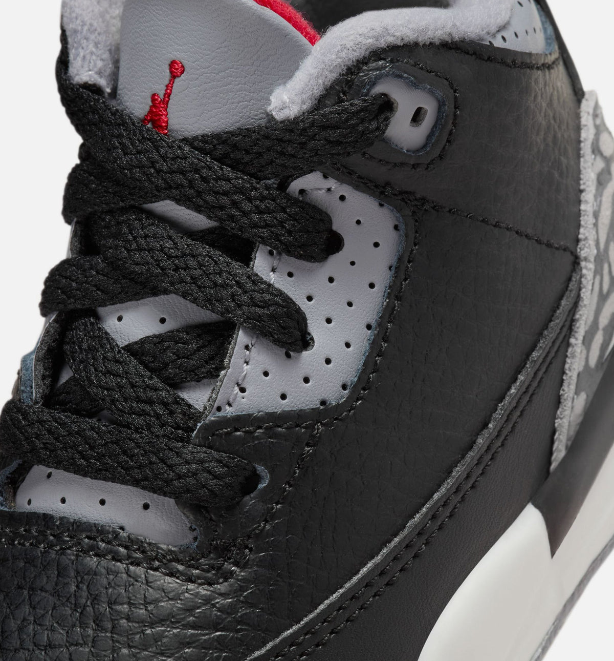 Air Jordan 3 Retro "Black Cement" Infant/Toddler Lifestyle Shoes – Black/Fire Red/Cement Grey/Summit White