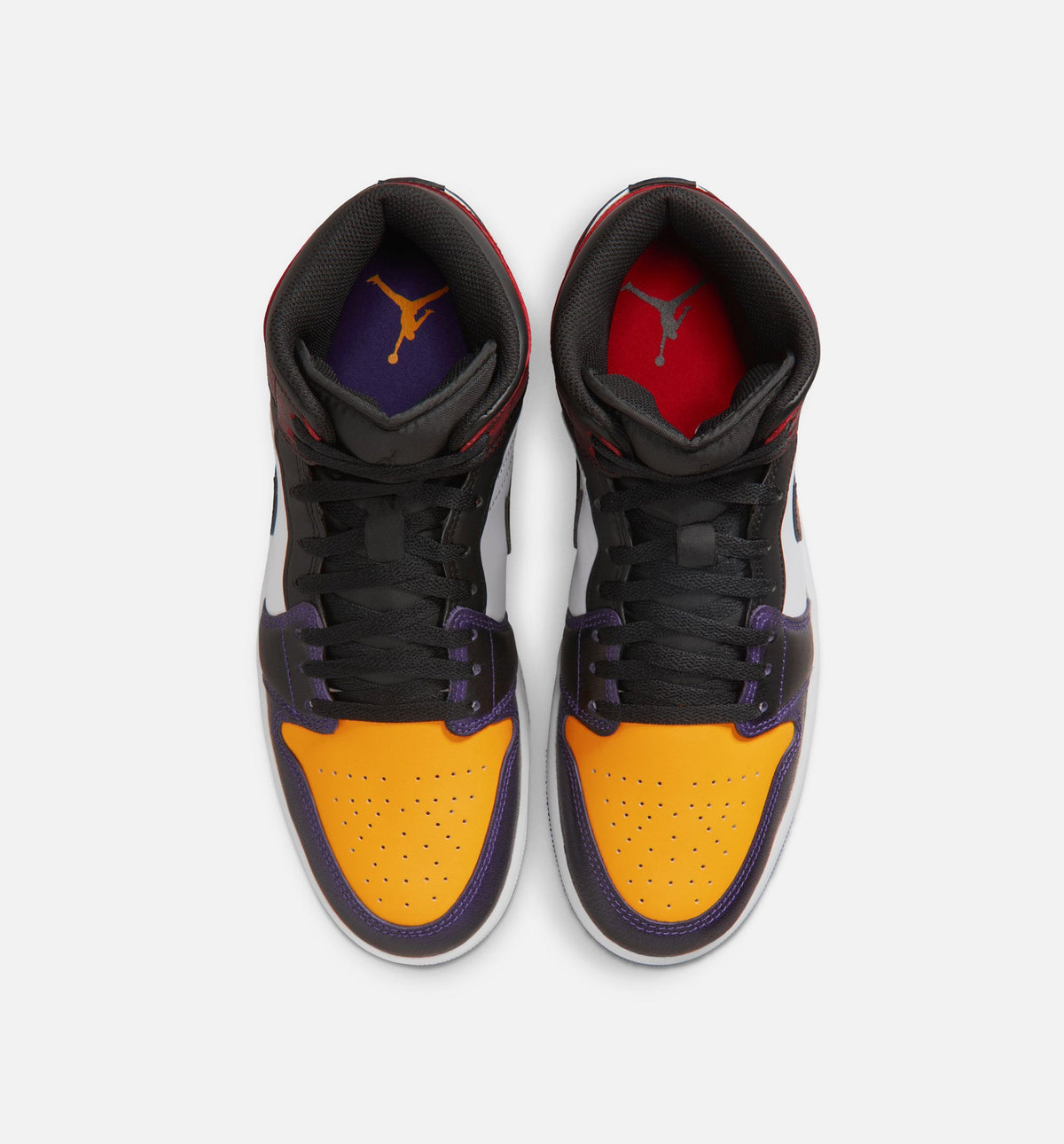 Air Jordan 1 Mid SE "True Red" Men's Lifestyle Shoes – True Red/White/Court Purple/Black