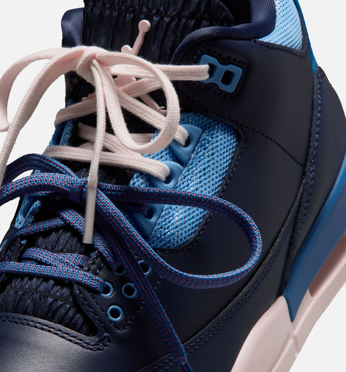 Air Jordan 3 Retro "Sport Renaissance" Women's Lifestyle Shoes – Obsidian/Chalk/Track Red