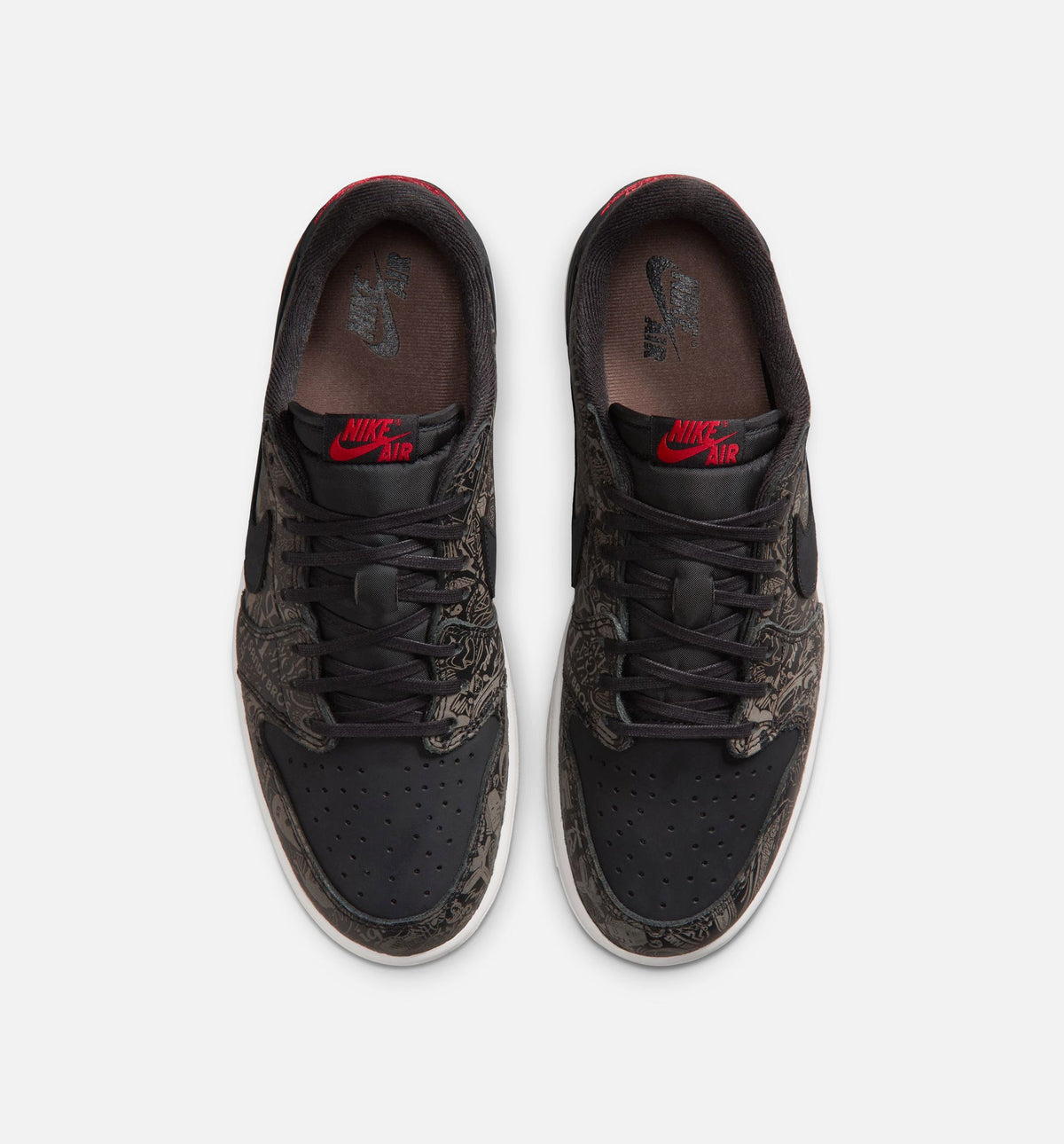 Air Jordan 1 Retro Low OG "Laser Black and Varsity Red" Men's Lifestyle Shoes – Black/Varsity Red/Summit White