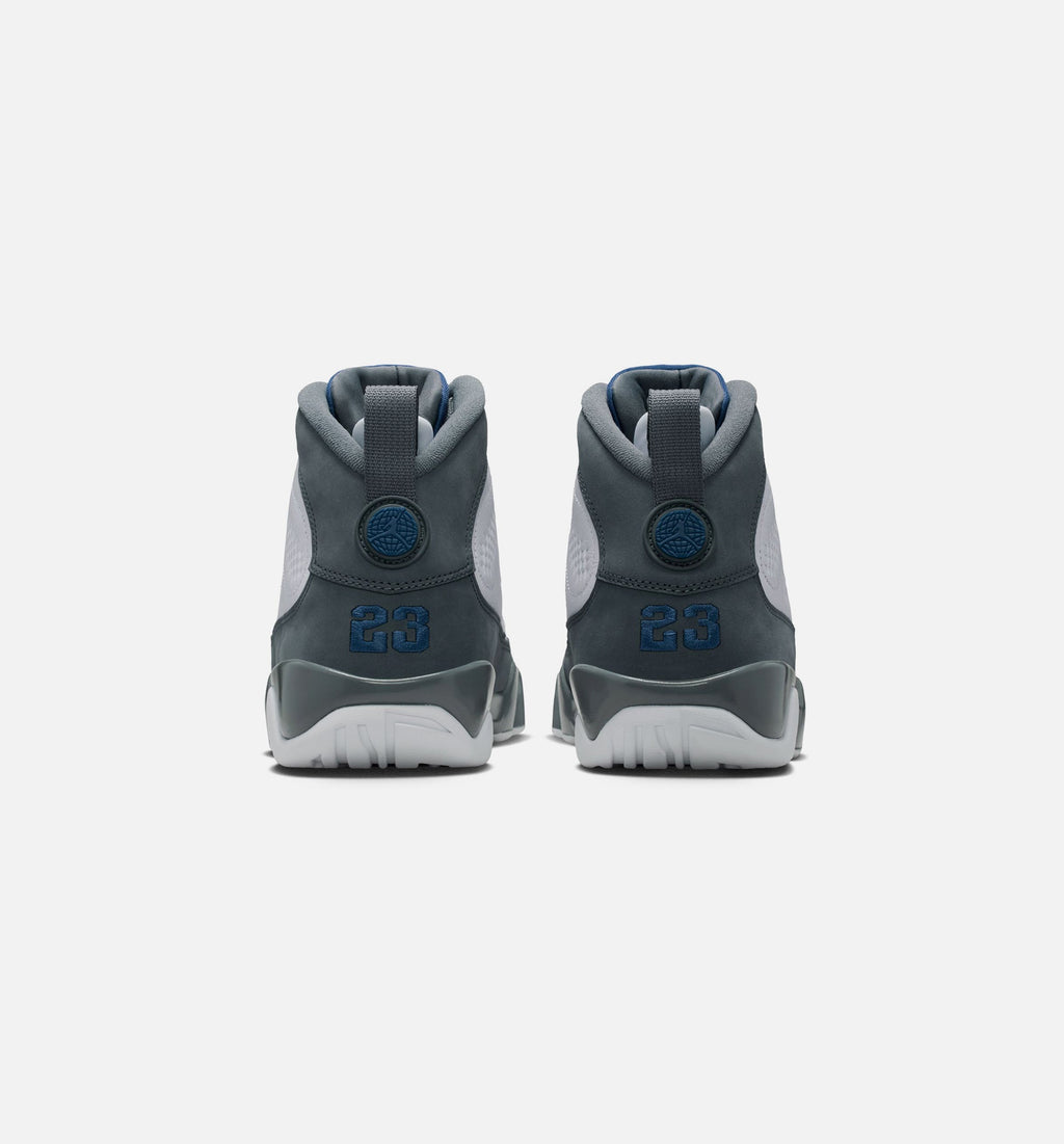 Air Jordan 9 Retro Flint Grey Men's Lifestyle Shoes – White/French Blue/Flint Grey