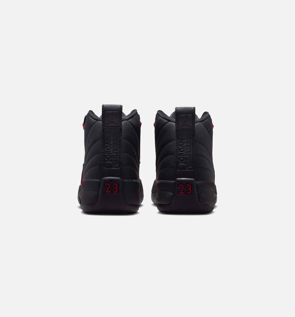 Air Jordan 12 Retro Bloodline Grade School Lifestyle Shoes – Black/Varsity Red