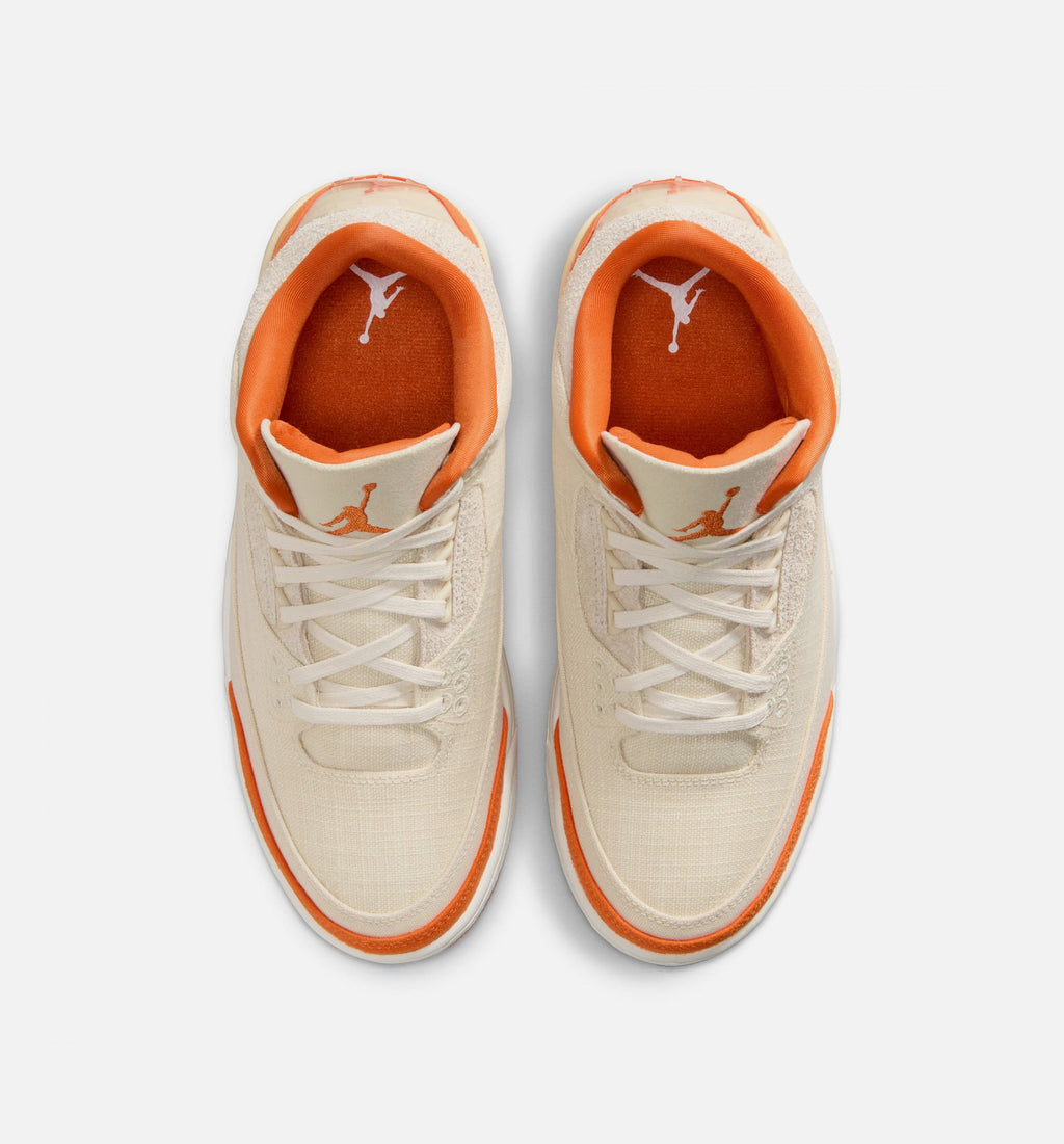 Air Jordan 3 Retro "Starfish" Women's Lifestyle Shoes – Fossil/Starfish/Sail