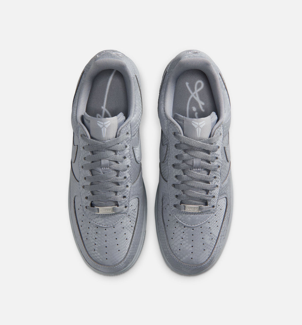 Nike Kobe Air Force 1 Low Cool Grey Men's Lifestyle Shoes – Cool Grey/Wolf Grey