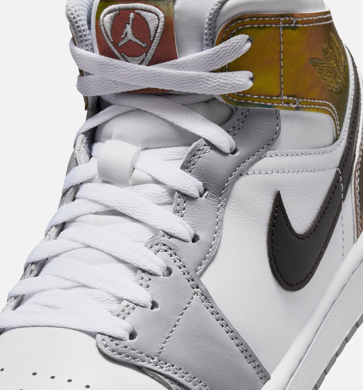 Air Jordan 1 Mid SE Men's Lifestyle Shoes – Black/White/Wolf Grey