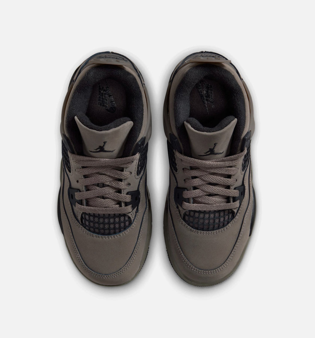Air Jordan 4 Retro "Cave Stone and Black" Preschool Lifestyle Shoes – Cave Stone/Black/Moon Particle