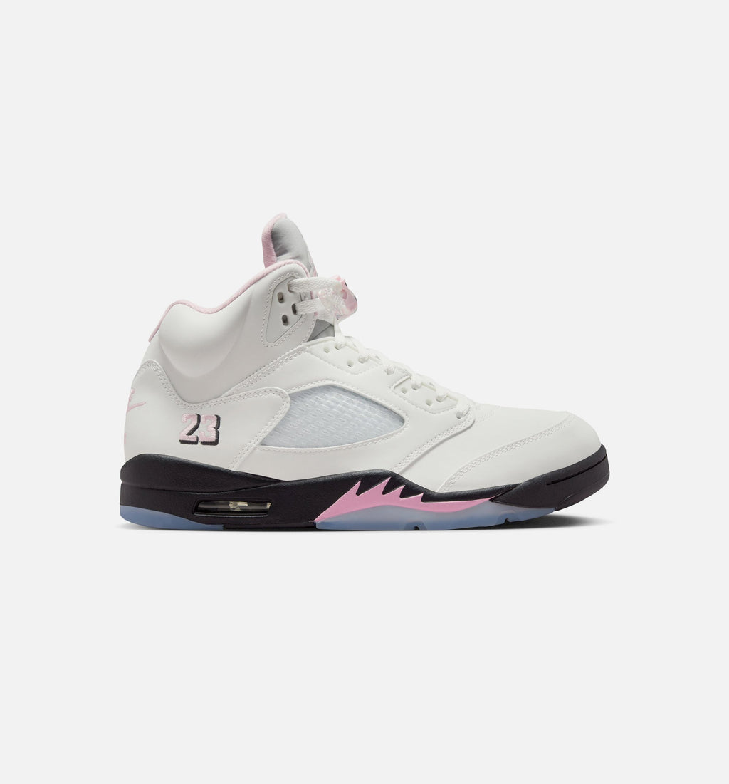 Air Jordan 5 Retro "Medium Soft Pink" Men's Lifestyle Shoes – White/Soft Pink/Black