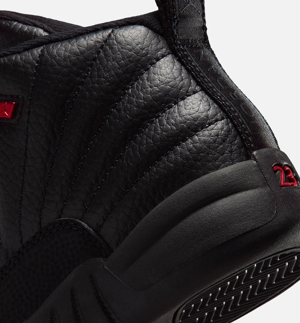 Air Jordan 12 Retro Bloodline Preschool Lifestyle Shoes – Black/Varsity Red