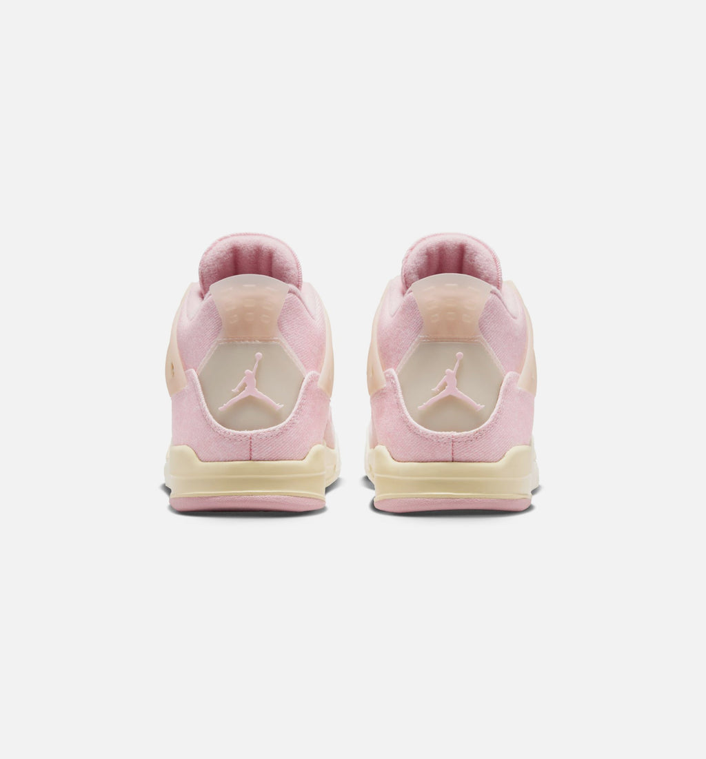 Air Jordan 4 Retro "Pink Pearl and Iced Carmine" Preschool Lifestyle Shoes – Pearl Pink/Iced Carmine/Coconut Milk