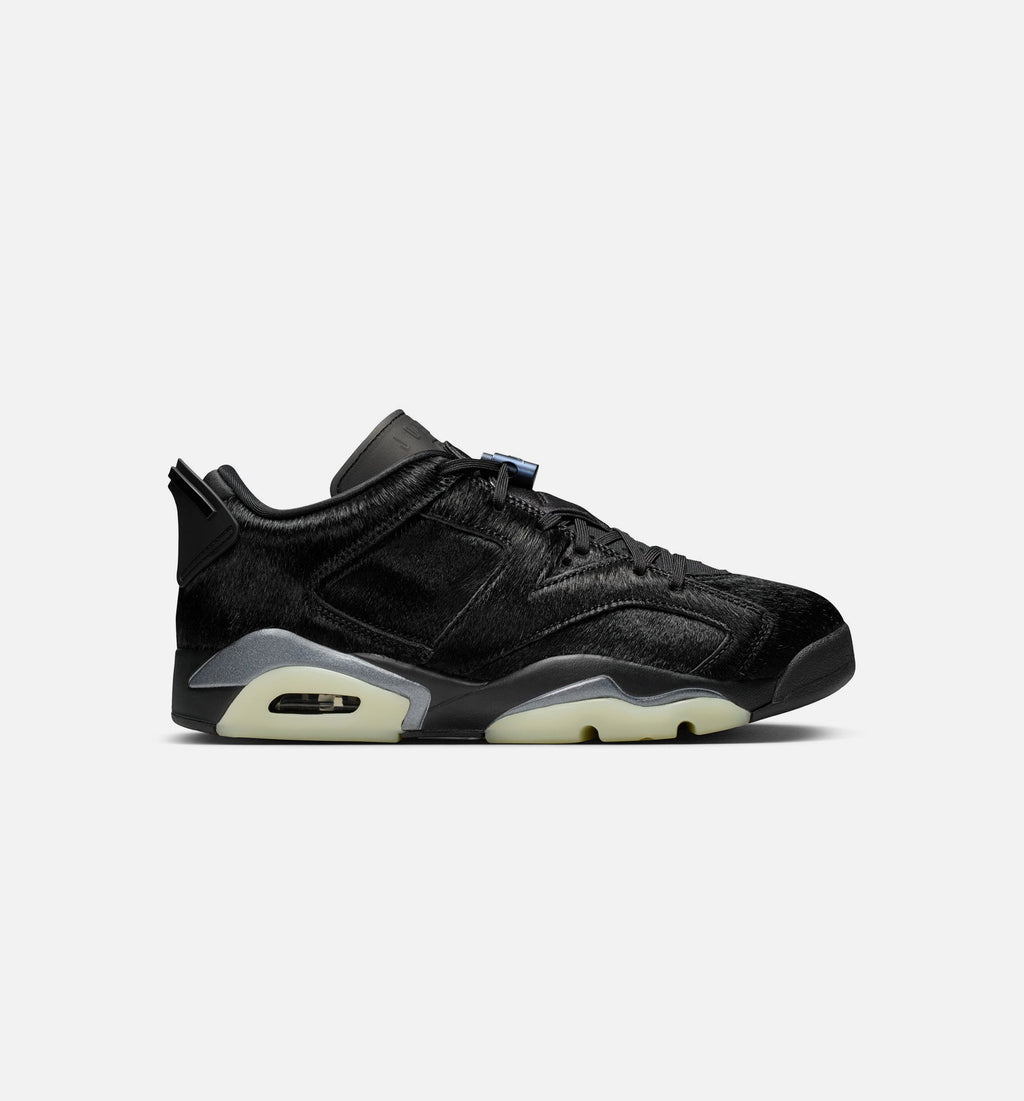 Air Jordan 6 Retro Low Blackout Womens Lifestyle Shoe - BlackBlack