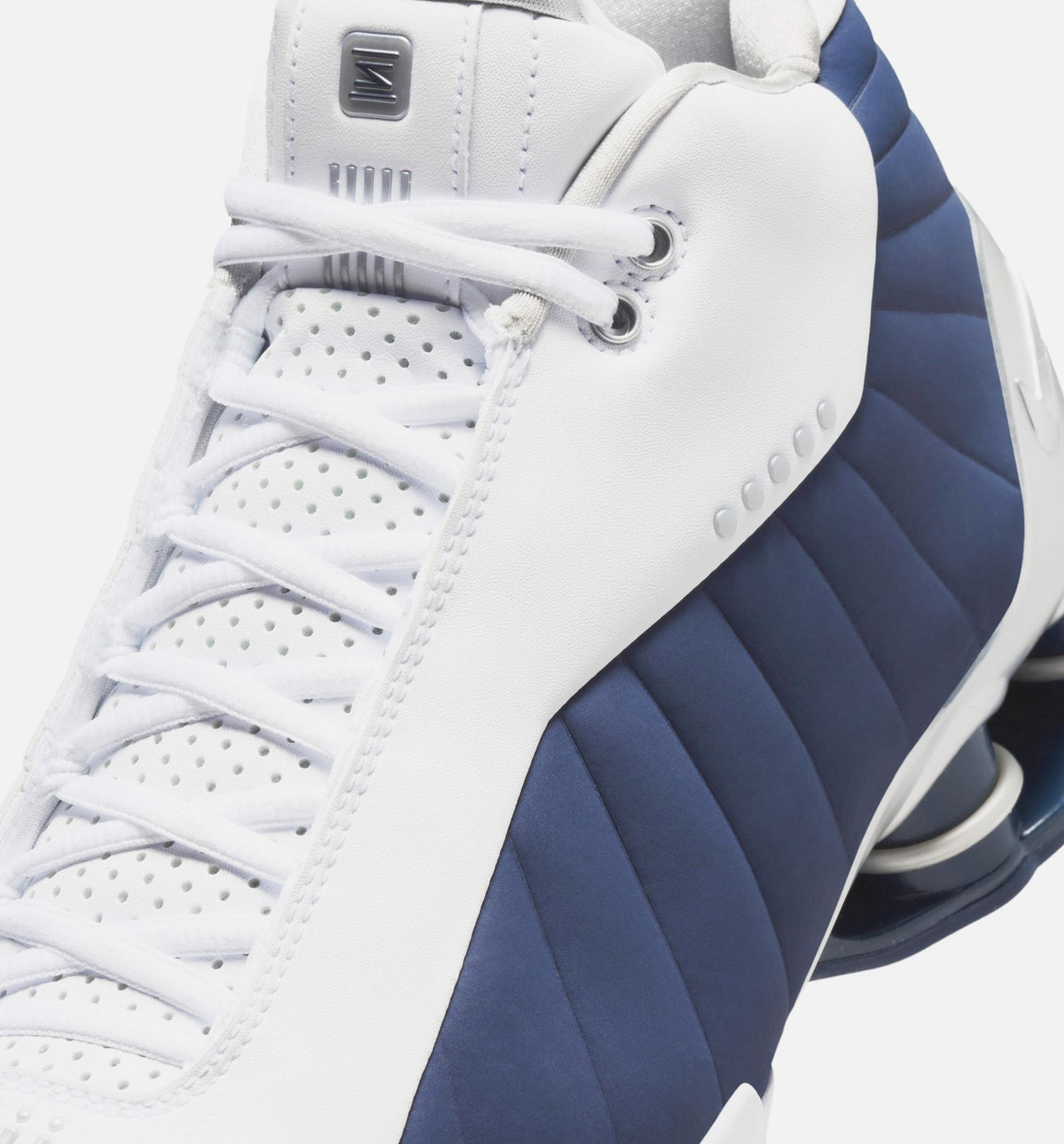 Nike Shox BB4 Olympic Men's Lifestyle Shoes – White/Midnight Navy/Metallic Silver