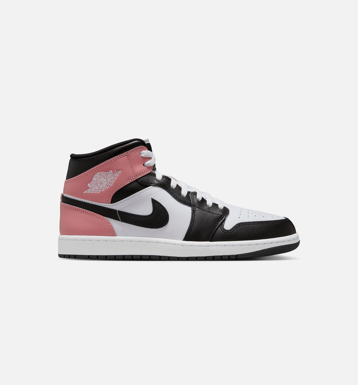 Air Jordan 1 Mid "Rust Pink" Men's Lifestyle Shoes – White/Rust Pink/Black