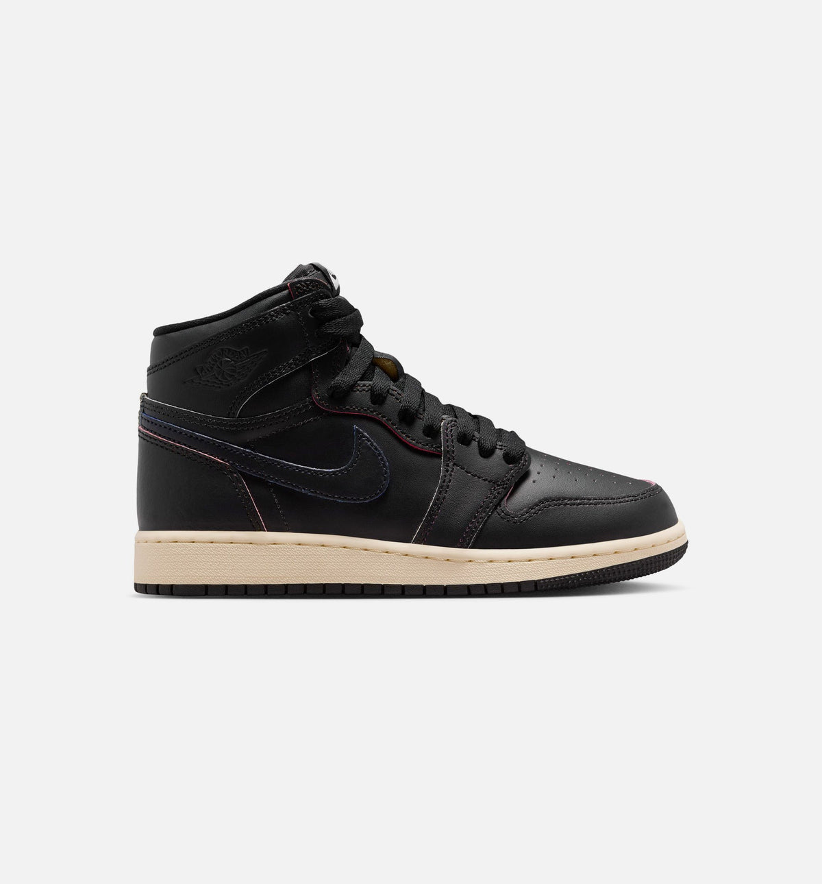 Air Jordan 1 Retro High OG "Black and Muslin" Grade School Lifestyle Shoes – Black/Muslin