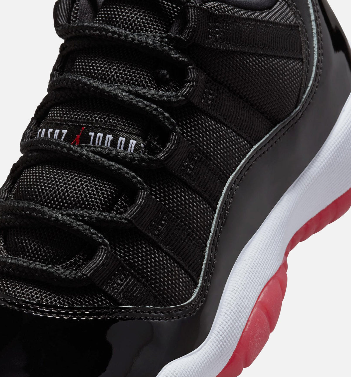 Air Jordan 11 Retro Bred Grade School Lifestyle Shoes – Black/Varsity Red/White