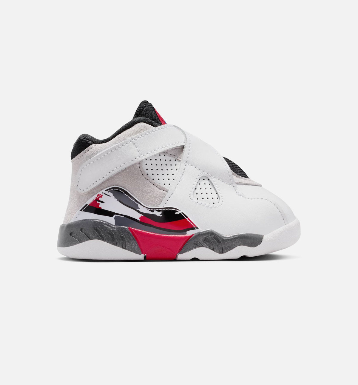 Air Jordan 8 Retro True Red Infant/Toddler Lifestyle Shoes – White/Black/True Red