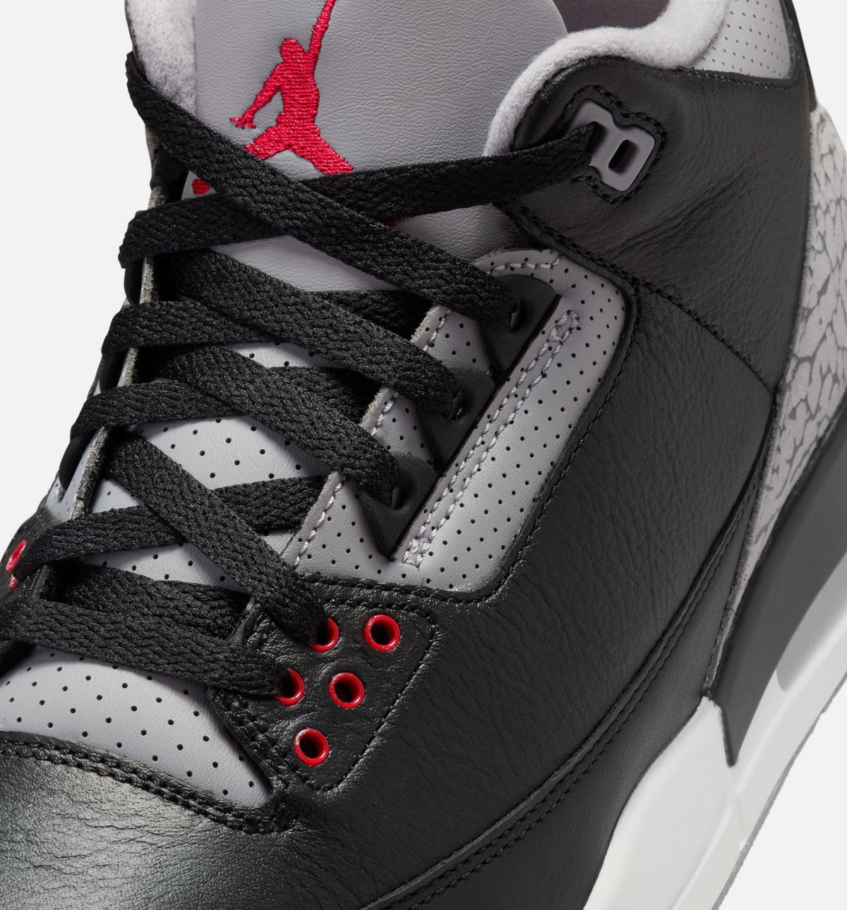 Air Jordan 3 Retro "Black Cement" Men's Lifestyle Shoes – Black/Fire Red/Cement Grey/Summit White