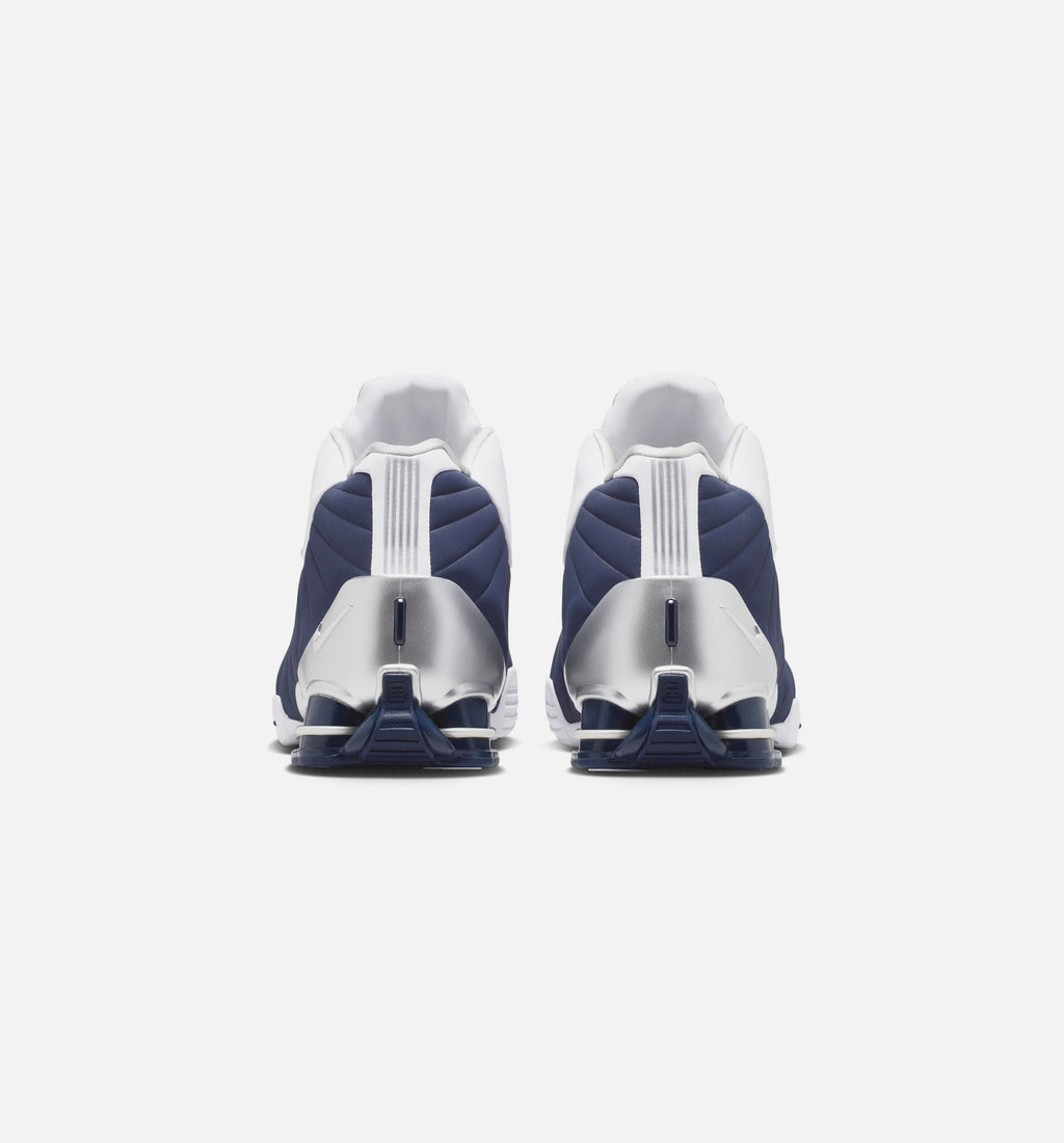Nike Shox BB4 Olympic Men's Lifestyle Shoes – White/Midnight Navy/Metallic Silver
