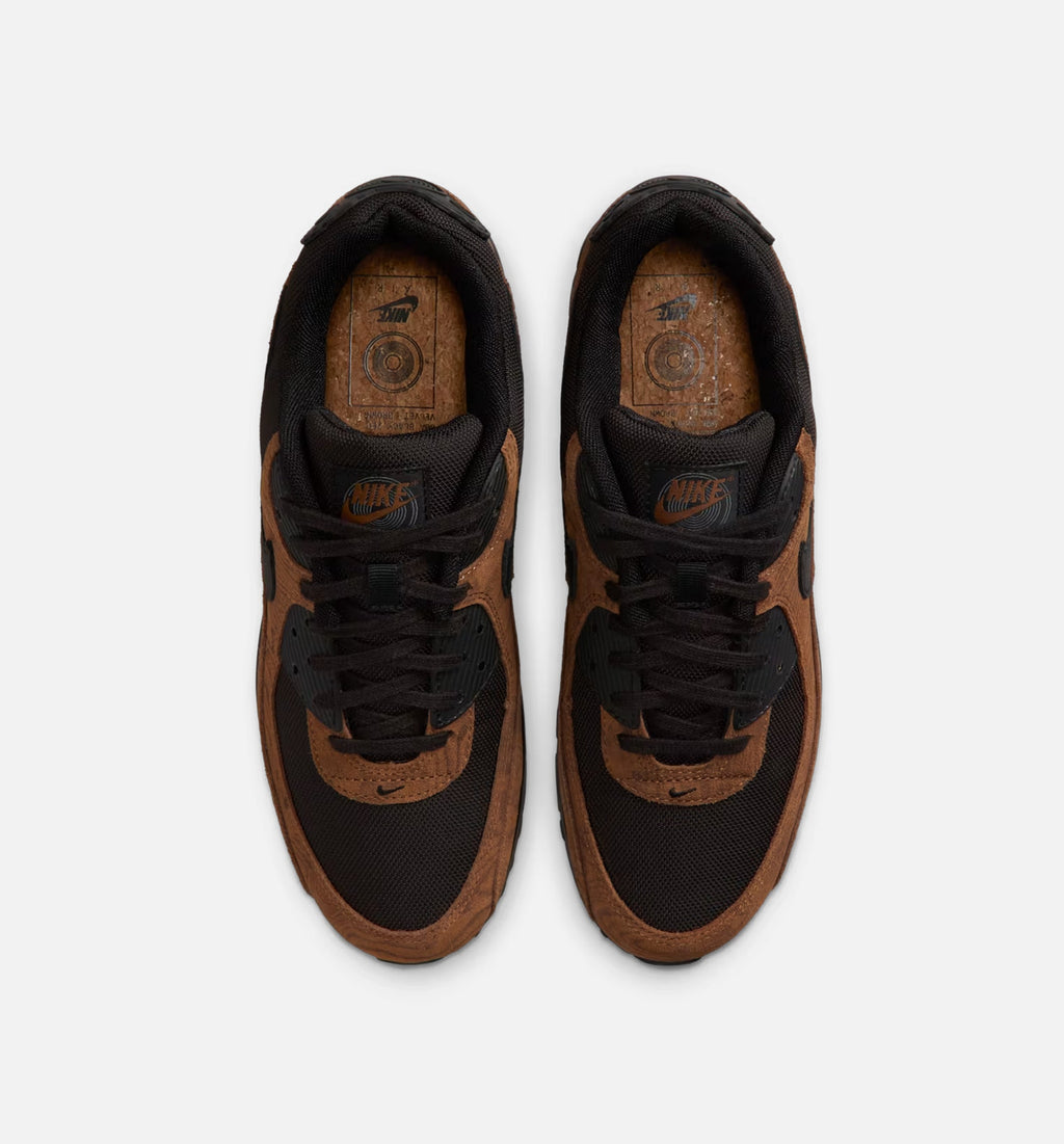 Nike Air Max 90 Premium Men's Lifestyle Shoes – Light British Tan/Velvet Brown/Black