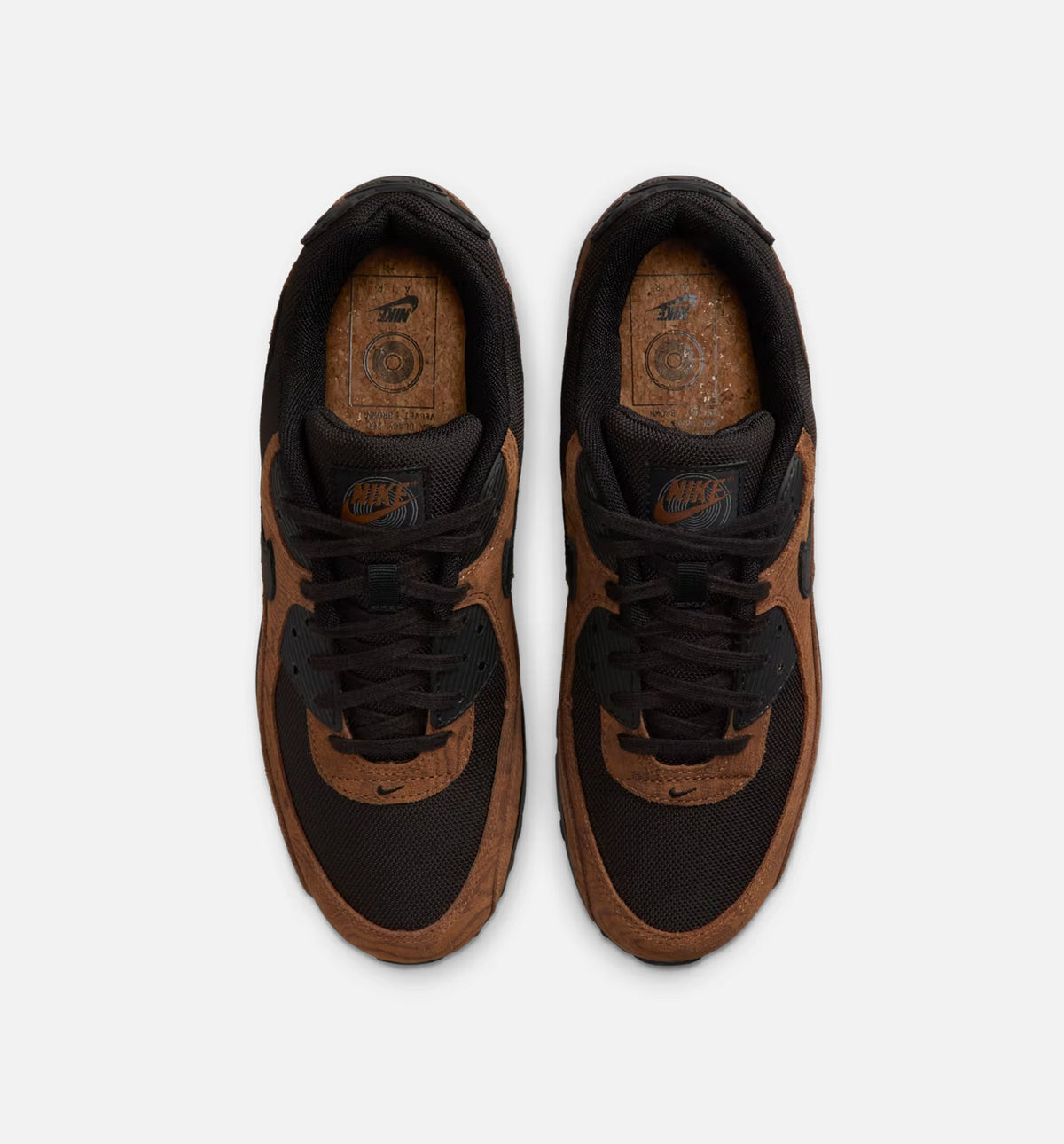Nike Air Max 90 Premium Men's Lifestyle Shoes – Light British Tan/Velvet Brown/Black