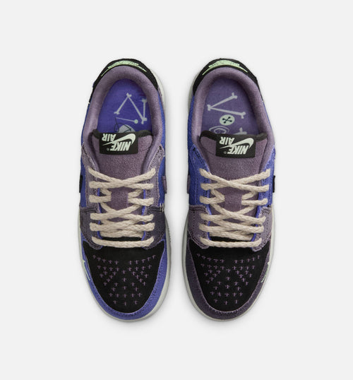 Air Jordan 1 Low OG "Regency Purple" Grade School Lifestyle Shoes – Regency Purple/Vapor Green/Black/Dark Raisin