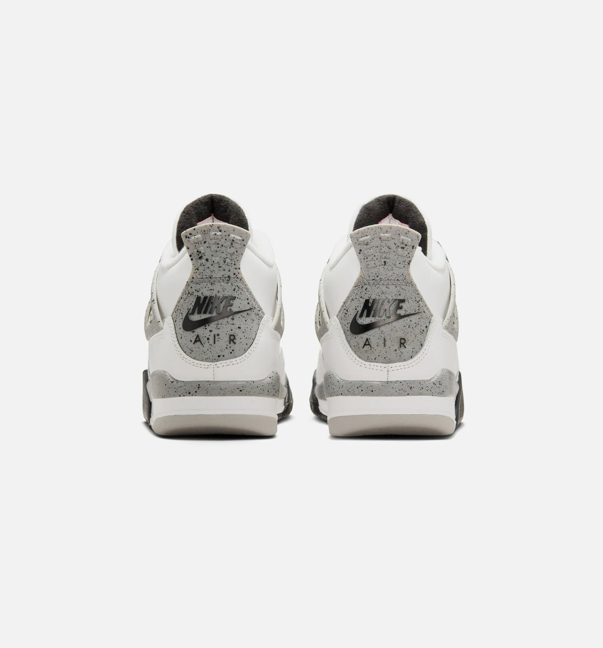 Air Jordan 4 Retro "White Cement" Grade School Lifestyle Shoes – Summit White/Fire Red/Cement Grey/Black